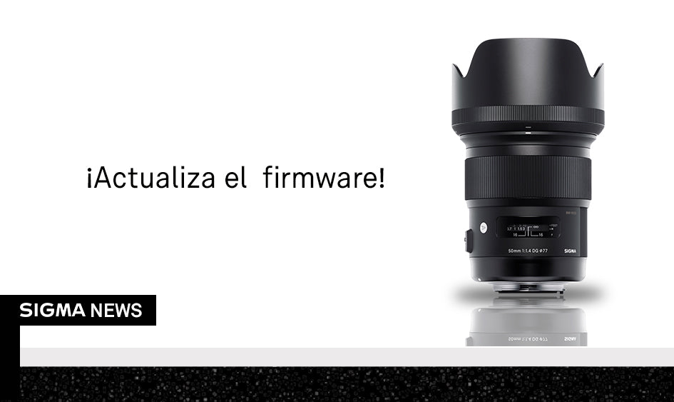Actualización de firmware para SIGMA 50mm F1.4 DG HSM | Art para montura Nikon F