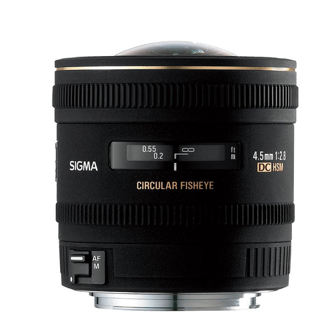 <p>SIGMA 4.5mm F2.8 EX DC Ojo de Pez</br>para Nikon F
